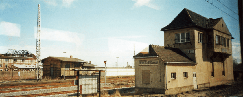 From the train, Hamburg to Berlin, passing through the former DDR