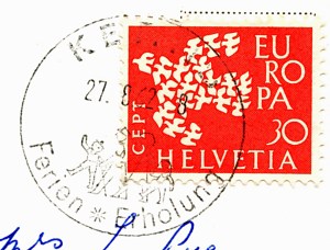 Swiss stamp