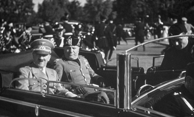 mussolini and hitler in florence